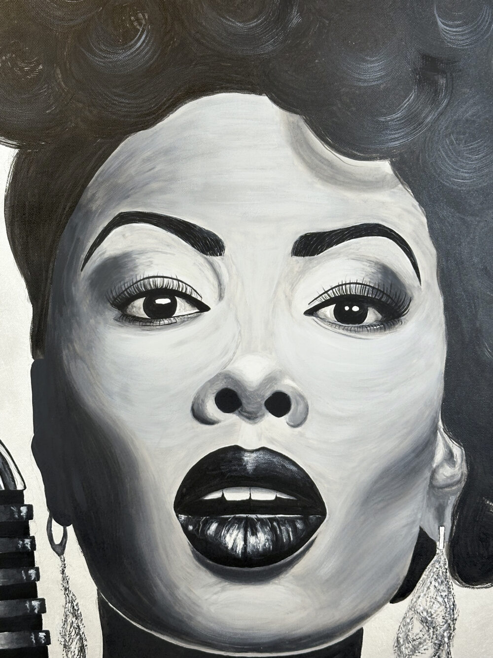 Jazz - Close-Up Aufnahme. Portrait von Sarina Rick